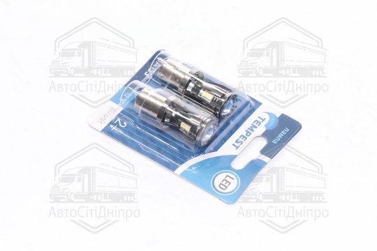 Лампа LED покажчиків поворотів і стоп-сигналів 12V BA15S 14SMD WHITE <TEMPEST>