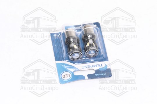 Лампа LED покажчиків поворотів і стоп-сигналів 12V BA15S 14SMD WHITE <TEMPEST>