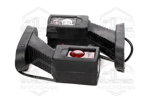 Ліхтар габаритний 24V LED (трикольоровий кривий лонг) L+R (ціна за 1 шт) (TEMPEST)