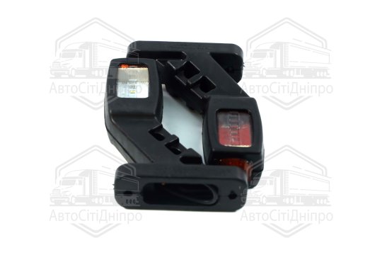 Ліхтар габаритний 24V 6LED (триколірний кривий лонг)  L+R (ціна за шт) (TEMPEST)