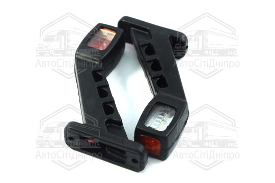 Ліхтар габаритний 6LED (триколірний кривий лонг) (запаковані L+R, ціна за шт) (TEMPEST)