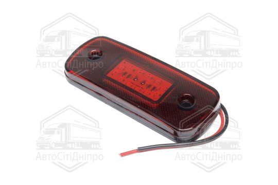 Ліхтар габаритний 24V 12 LED червоний (TEMPEST)