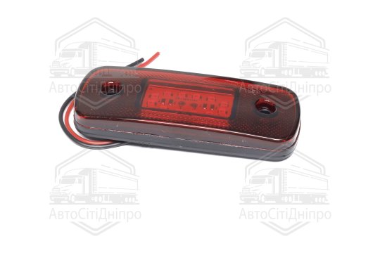 Ліхтар габаритний 24V 12 LED червоний (TEMPEST)