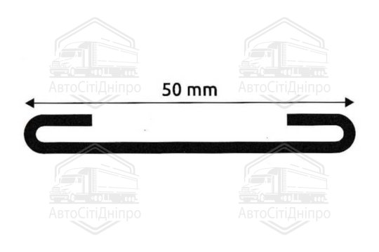Прокладання хомута кріплення бака паливного 50 MM (10 M) (TEMPEST)