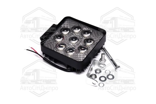 Фара LED додаткова 5D 24V/27W 9діод (квадратна) (TEMPEST)