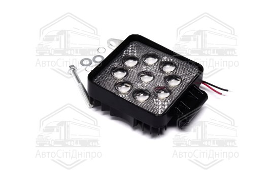 Фара LED додаткова 5D 24V/27W 9діод (квадратна) (TEMPEST)