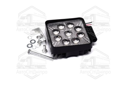 Фара LED додаткова 5D 24V/27W 9діод (квадратна) (TEMPEST)