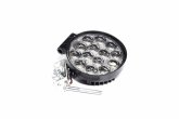 Фара LED додаткова заднього ходу 5D 24V/42W (кругла) (TEMPEST)