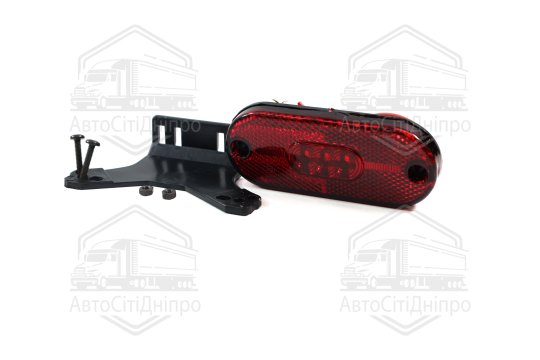 Ліхтар габаритний 24V 3 LED Unipoint червоний (TEMPEST)