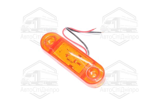 Ліхтар габаритний 24V LED помаранчевий (9 діодів, 3 ряди) (TEMPEST)