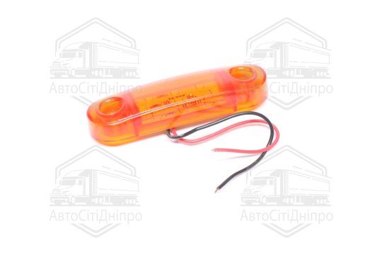 Ліхтар габаритний 24V LED помаранчевий (9 діодів, 3 ряди) (TEMPEST)