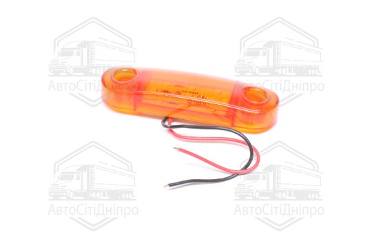 Ліхтар габаритний 24V LED помаранчевий (9 діодів, 3 ряди) (TEMPEST)