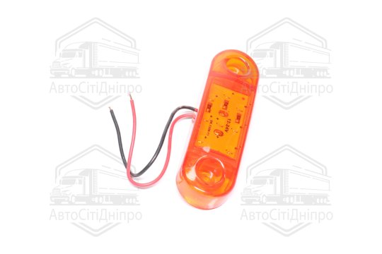 Ліхтар габаритний 24V LED помаранчевий (9 діодів, 3 ряди) (TEMPEST)