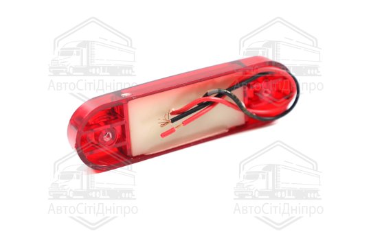 Ліхтар габаритний 24V LED червоний (9 діодів, 3 ряди) (TEMPEST)