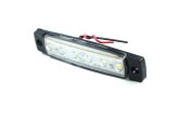 Ліхтар габаритний 12/24V LED білий (6 діодів, 1ряд) (TEMPEST)