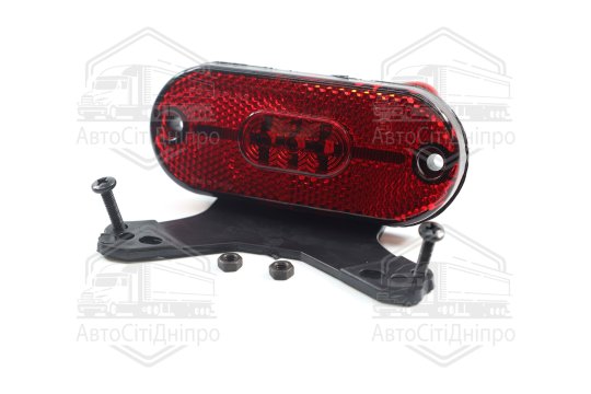 Ліхтар габаритний 24V 9 LED Unipoint червоний (TEMPEST)