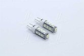 Лампа LED б / ц габарит і панель приладів T10 13SMD W5W 12V WHITE 2шт. блістер <TEMPEST>