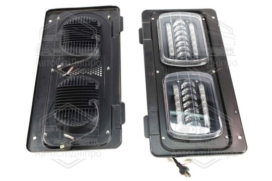 Блок фар МТЗ-80,82 LED 12/24В (рамка+фари) (TEMPEST)
