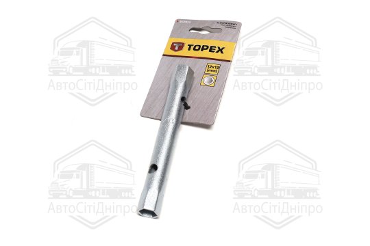 Ключ торцевий двосторонній трубчастий 12 х 13 мм (TOPEX)