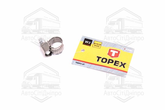 Хомут черв'ячний 8-12/9 W2(TOPEX)