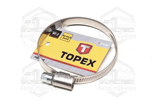 Хомут черв'ячний 44-64/9 W2(TOPEX)