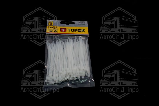 Хомути 2,5 x 100 мм, 100 шт.(TOPEX)