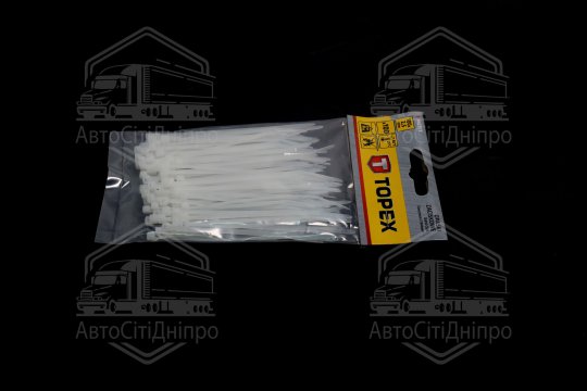 Хомути 2,5 x 100 мм, 100 шт.(TOPEX)