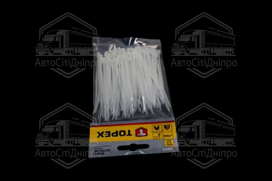 Хомути 2,5 x 100 мм, 100 шт.(TOPEX)