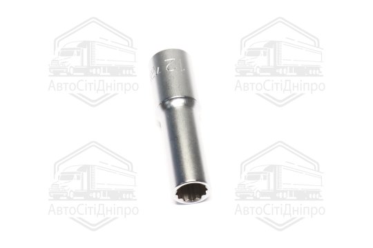 Головка торцева довга 1/2" 12мм 12-гранна (TOPTUL)