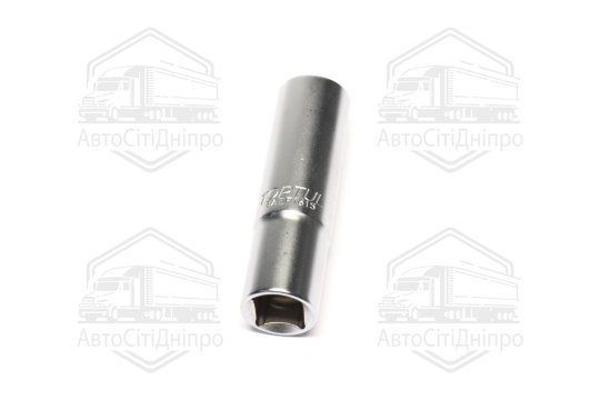 Головка торцева довга 1/2" 15мм 12-гранна (TOPTUL)