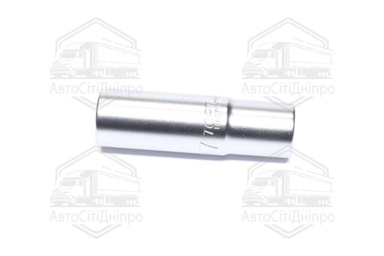 Головка торцева довга 1/2" 17мм 12-гранна (TOPTUL)