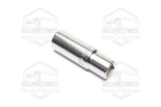 Головка торцева довга 1/2" 19мм 12-гранна TOPTUL BAEF1619(TOPTUL)
