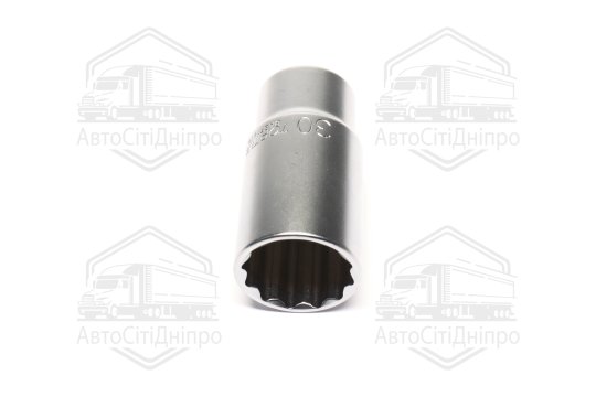 Головка торцева довга 1/2" 30мм 12-гранна TOPTUL BAEF1630(TOPTUL)