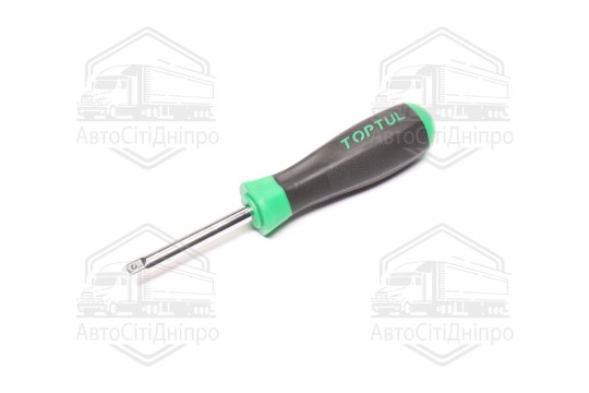 Вороток-викрутка 1/4" 150мм (гумова ручка) (TOPTUL)