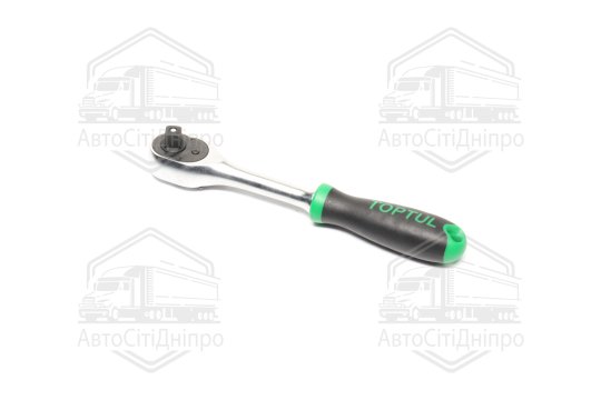 Тріскачка 3/8" 36 зубців (гумова ручка) TOPTUL CJBG1220(TOPTUL)