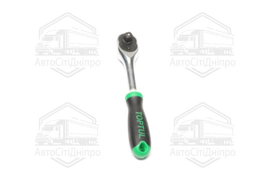 Тріскачка 3/8" 36 зубців (гумова ручка) TOPTUL CJBG1220(TOPTUL)
