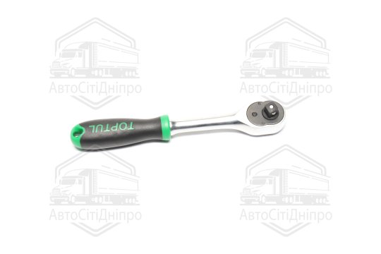 Тріскачка 3/8" 36 зубців (гумова ручка) TOPTUL CJBG1220(TOPTUL)