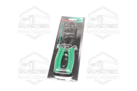 Кліщі для обтискання клем та зняття ізоляції TOPTUL DIBB1009 (TOPTUL)