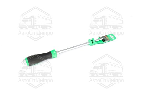 Викрутка шліцева 10.0 x 200mm (з шестигранником ударна) (TOPTUL)