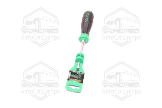 Викрутка шліцева 5.5 x 100mm (з шестигранником ударна) TOPTUL FAGB5E10(TOPTUL)
