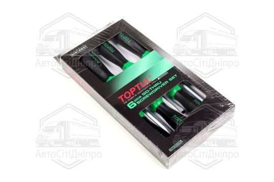 Набір викруток (з шестигранником ударних) 6 од. GAAE0605(TOPTUL)