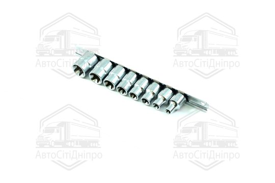 Набір головок TORX 3/8" E8-E20 8од.(зірка Давида) GAAG0802(TOPTUL)