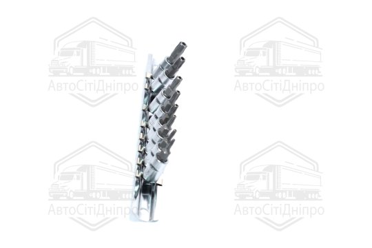 Набір біт п'ятигранних 1/4" TORX T8-T40 з отвором 8од. (TOPTUL)