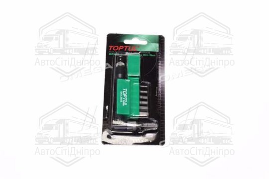 Набір біт 1/4" HEX 2-8мм + Гобр.перех. 8од. GAAL0803(TOPTUL)