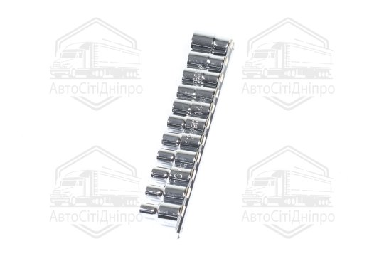 Набір голівок 12-гр. 1/2" 11од. 815,17,19,22мм (на планці) GAAQ1601U-12(TOPTUL)