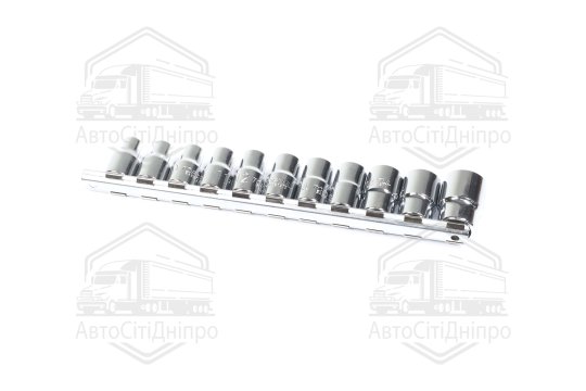 Набір голівок 12-гр. 1/2" 11од. 815,17,19,22мм (на планці) GAAQ1601U-12(TOPTUL)