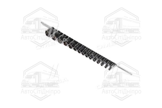 Набір головок 1/2" 15од. 815,17,19,22,24,27,30,32мм (на планці) GAAQ1603U(TOPTUL)