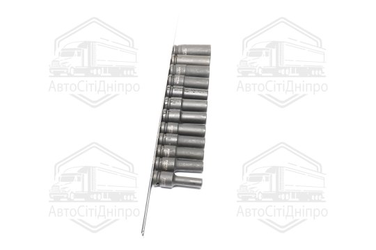 Набір ударних головок 1/2" 12 од. 8,10,1219,21,22мм (на планці) TOPTUL (TOPTUL)