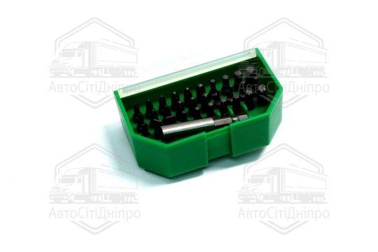 Набір біт 1/4" SL; PH; PZ; TORX; HEX + магнітний тримач 31од. (TOPTUL)