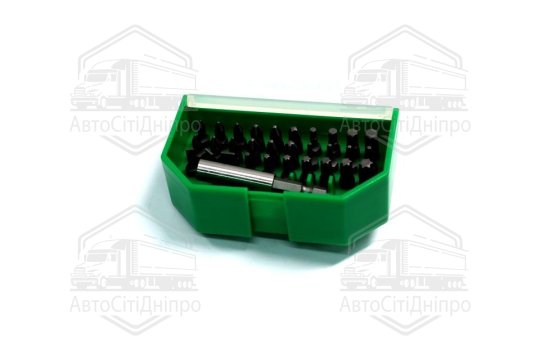 Набір біт 1/4" SL; PH; PZ; TORX; HEX + магнітний тримач 31од. (TOPTUL)